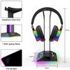 LOKLNEYK Headphone Stand with RGB Lighting, USB Outputs and Type-C Input view 2