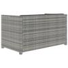 Teenpull 5-Piece Gray Poly Rattan Garden Lounge Set, 130 x 70 x 70 cm Bench view 4
