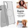EAZY CASE Phone Lanyard – Adjustable Strap for Galaxy S25 Edge, Silicone Case, Qi Compatible, Green/Black/Silver view 3