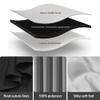 ZYANBIN Blackout Curtain 300 x 190 cm, Thermal Insulating, Cold and Sun Protection, Washable, with Grommets, Black view 3