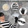 TOYTOPIE Men’s Robber Costume, 6-Piece Bank Robber Outfit view 4