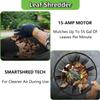GLBMXDD 2500W Corded Electric Leaf Mulcher, 8000 RPM, 54 cm Hopper, 17:1 Mulch Ratio, 60 m Power Cord view 2