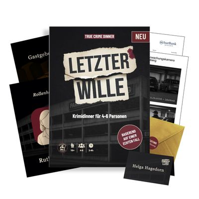 Murder Mystery Dinner for 4–6 Players: Last Will