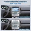 Roinvou 4GB+64GB Android 15 Car Stereo for Toyota Corolla Verso AR10 2004-2009, 9-Inch In-Cell Touchscreen, Wireless CarPlay, Android Auto, GPS, Bluetooth, Wi-Fi, RDS FM, SWC, Backup Camera view 2