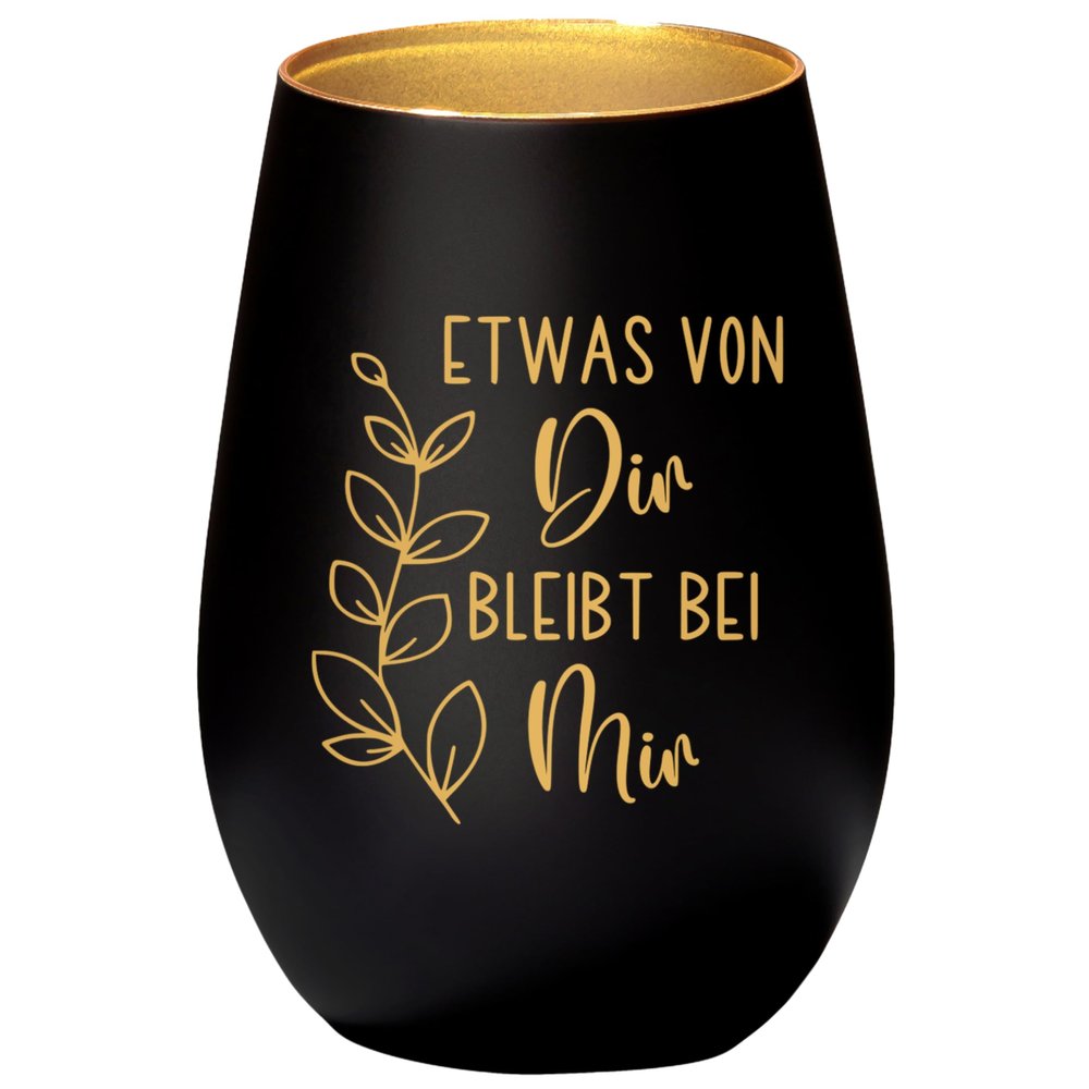 Sympathy Memorial Candle Lantern for Loved Ones (Black)