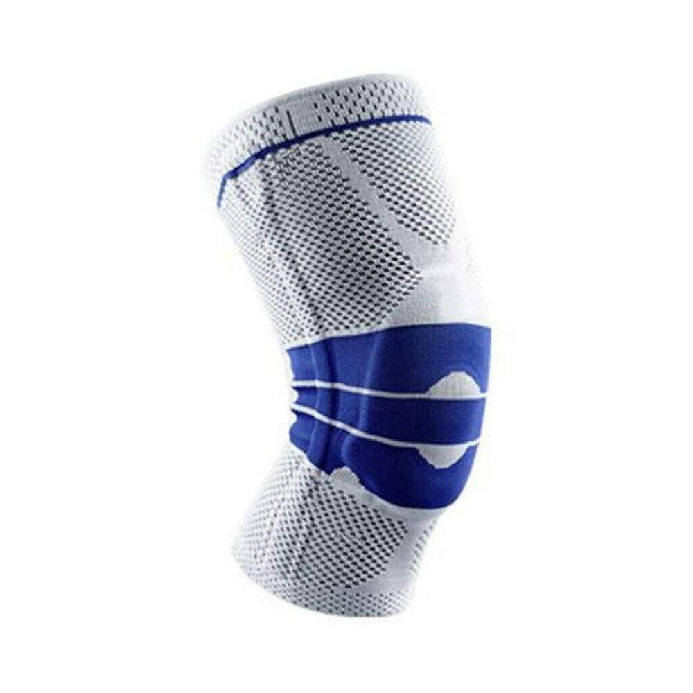 LuoShaiu Full Knee Brace, Medial & Patella Support, Light Grey, XL1