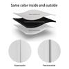 GUOZHEN Blackout Curtain 200 x 130 cm, Thermal and Sun Protection, Eyelet Curtain Panel for Living Room, Washable, White view 4