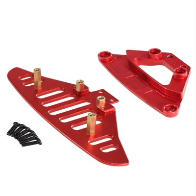 For MJX HYPER GO 14301/14302/14303 1/14 RC Car Front Collision Metal Shell Pillar Mount, Red