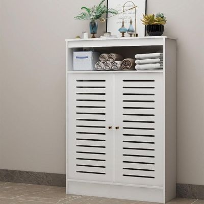 WXXZCE Radiator Cover, Decorative PVC Cabinet, Waterproof, 31 × 35 × 10 in