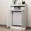 WXXZCE Radiator Cover, Decorative PVC Cabinet, Waterproof, 31 × 35 × 10 in view 2