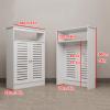 WXXZCE Radiator Cover, Decorative PVC Cabinet, Waterproof, 31 × 35 × 10 in view 3
