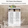 WXXZCE Radiator Cover, Decorative PVC Cabinet, Waterproof, 31 × 35 × 10 in view 4