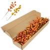 Licsaliwe Artificial Fall Berry Stems, 32 Orange Picks for Wreaths, Thanksgiving Décor, 21.6 cm view 1