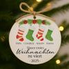 Our First Christmas as a Family of Four Ornament view 1