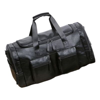 Men's Vintage Duffel Travel Bag – Large, Portable, Adjustable