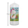 Mr. & Mrs. Panda Personalized Unicorn Candle, Vegan Design, 19 x 8 cm view 2