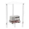 Triangle-Shaped Side Table Organizer view 1