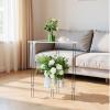 Triangle-Shaped Side Table Organizer view 3
