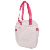 POENVFPO Badminton Bag, Quilted Tennis Sling Backpack with Laptop Compartment, Waterproof Pockets, White view 2