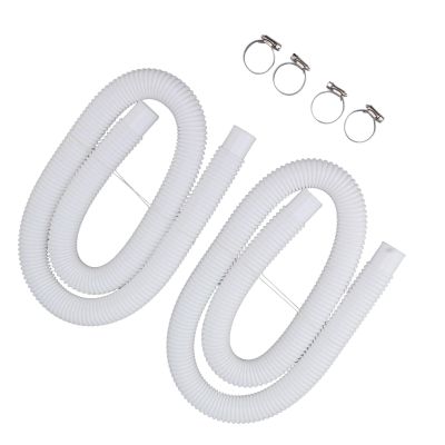 ZDETGU Replacement Hoses and Clamps for Swimming Pools, Compatible with 300, 330, 530, and 1,000 Gallon Above-Ground Pool Pumps