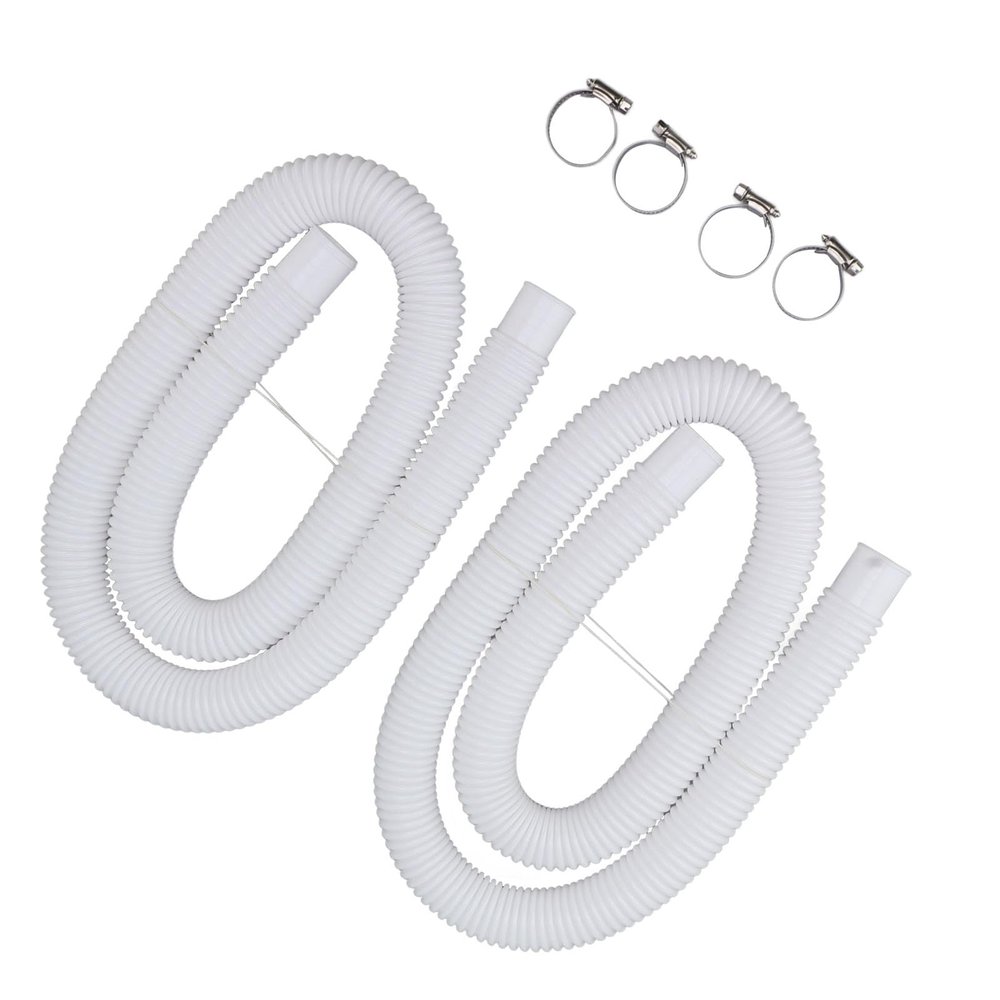 ZDETGU Replacement Hoses and Clamps for Swimming Pools, Compatible with 300, 330, 530, and 1,000 Gallon Above-Ground Pool Pumps
