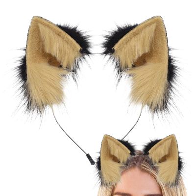 Plush Cat Ears Headband for Adults