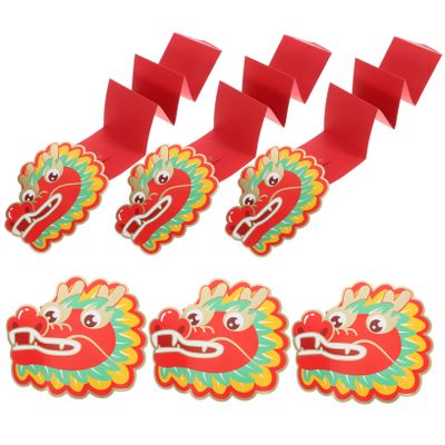 ULDIGI 6 Blank Red Envelopes for Chinese New Year