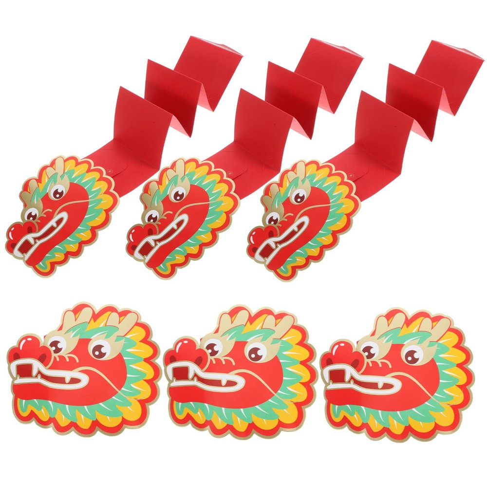 ULDIGI 6 Blank Red Envelopes for Chinese New Year