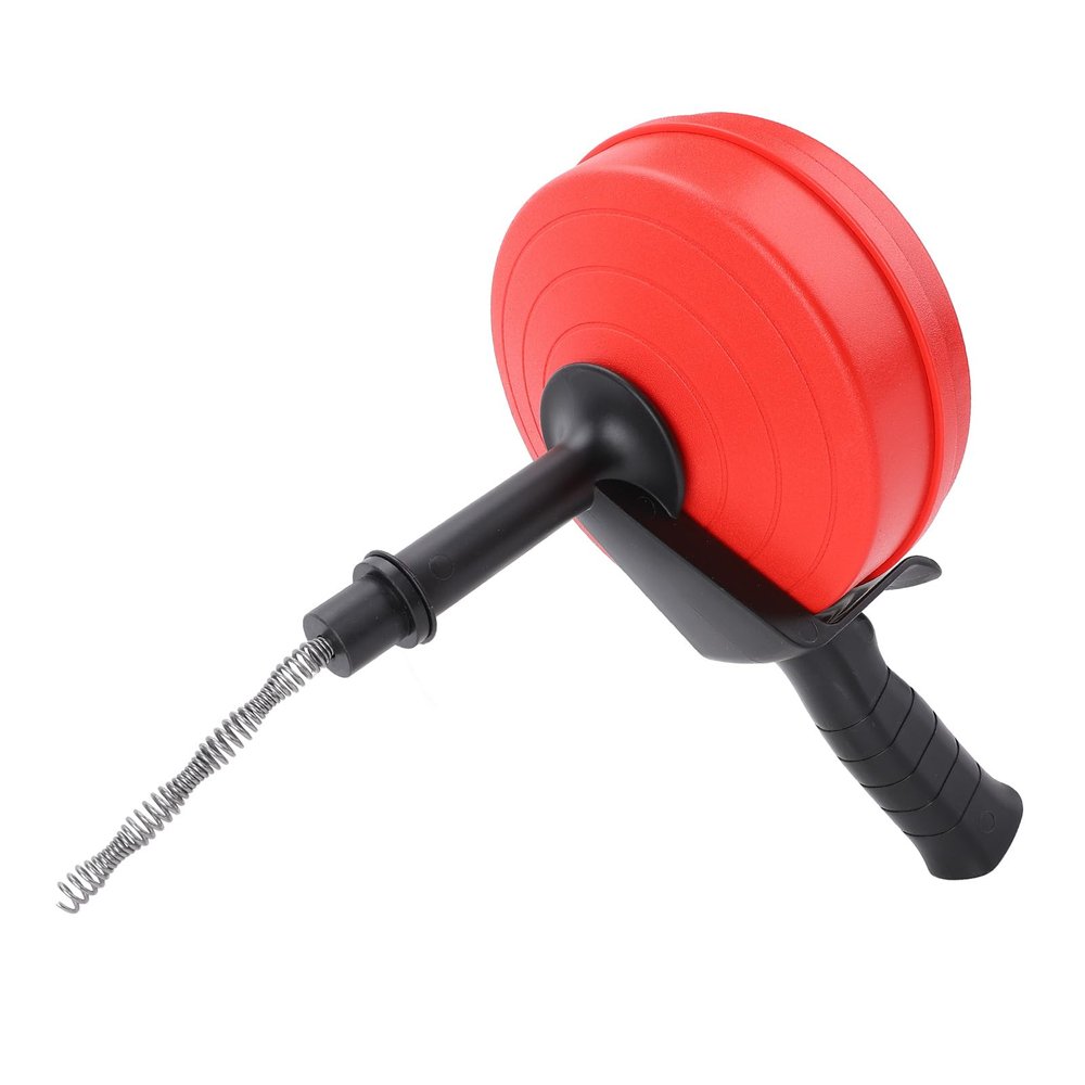 ZDETGU Drain Snake 65, Manganese Steel Clog Remover for Toilets, Kitchens, and Bathrooms, 5 m Cable