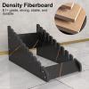 RTTZBOZ Plate Stand, 10-Slot Sample Display Rack for Floor Tiles and Other Slab Materials (52 x 27 cm/20 x 11 in) view 3