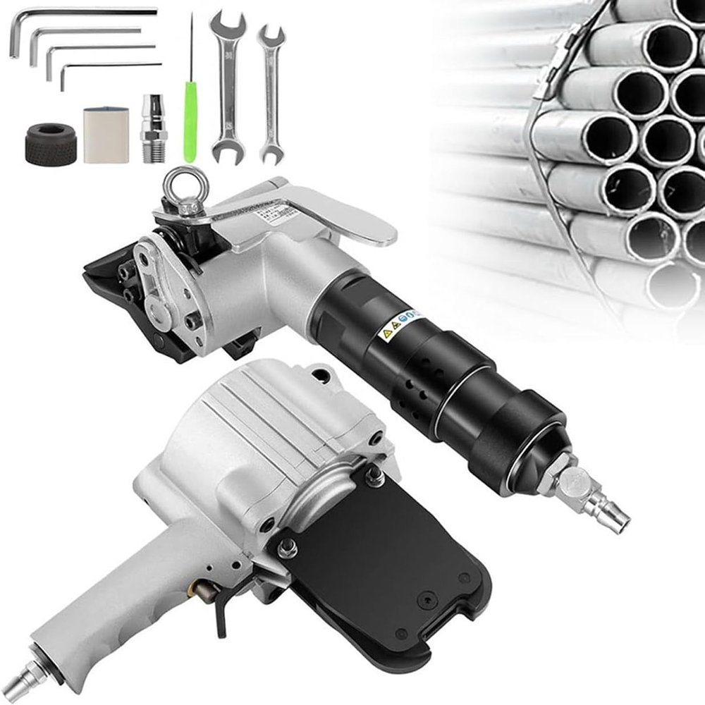 Pneumatic Steel Strapping Tool for 19/25/32 mm Steel Strap