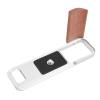 Cryfokt Aluminum Alloy Hand Grip with Quick-Release L-Bracket for X-E5, Comfortable Wooden Handle, Silver view 1
