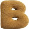 UICMNSI English Alphabet Letter Throw Pillow, Plush Decorative Cushion (B) view 1