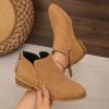 Yowablo Women's Lined Winter Shoes, Gold, Size 38 view 2