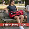 6.5/8/10-Inch Waterproof Hoverboard Bag, Red, L view 2