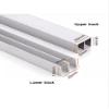 1-Piece Quiet Double-Groove Sliding Rail for Glass Doors, 35 mm, 140 cm view 4