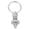 STOBAZA Stainless Steel Spring-Loaded Locking Pin with Pull Ring for Utility Trailers view 1