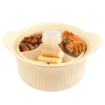 Microwave Steamer with Handle and Compartment