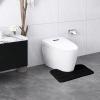 Embossed Striped Sponge Bath Mat Set view 3