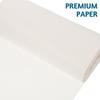 White Paper Roll 30 cm x 50 m, Tear-Resistant, Cuttable, Wrapping Paper view 4