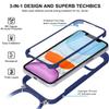 360° Phone Case with Lanyard for Samsung Galaxy A07, MagSafe Compatible, Full-Body Protection with Built-In Screen Protector, Blue view 2