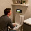 Bathroom Phone Holder, 360° Rotation, Anti-Fog Mount view 2