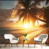Palm Beach Silk Photo Wallpaper, Golden Sunset, 250 x 175 cm view 1
