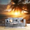 Palm Beach Silk Photo Wallpaper, Golden Sunset, 250 x 175 cm view 2