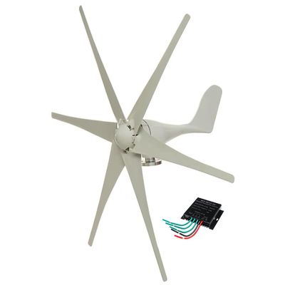 AISINILALAO 9000W Low-Noise Horizontal Wind Turbine Generator, 12V/24V/48V/220V, for Off-Grid Systems, with MPPT Charge Controller