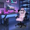 Racingreat Ergonomic Gaming Chair, 90–135° Recline (Pink White) view 2