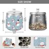 Mnsruu Snowman Ashtray, White, Odor-Sealed Stainless Steel view 3