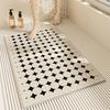 Pevfeciy Non-Slip Bath Mat 75 x 150 cm, PVC Loofah Shower Mat view 1