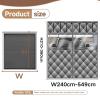 Magnetic Thermal Insulated Garage Door Curtain, Gray, 320 × 260 cm view 2