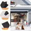 Magnetic Thermal Insulated Garage Door Curtain, Gray, 320 × 260 cm view 4